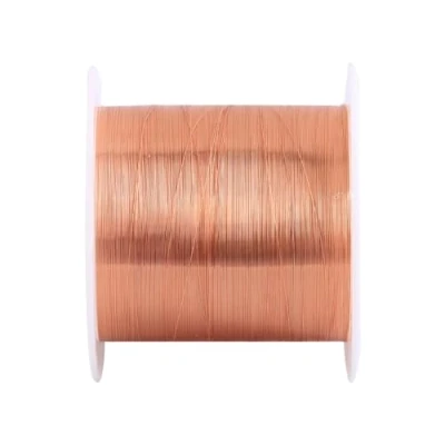 Afbeelding van Magnetische draadspoel, 0,1 mm x 50 m, geëmailleerd koperdraad, hoge temperatuurbestendige gelakte koperen spoel, voor transformatoren en inductoren