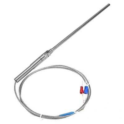 Afbeelding van K type thermokoppel M8 Draadtype 150 mm sonde temperatuurregelaar Roestvrijstalen sensordraad 0 400 ℃(1M)