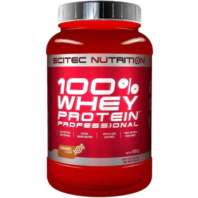 Afbeelding van Scitec Nutrition 100% Whey Protein Professional 920 Gr Fórmula Mejorada Sin Gluten Ni Azúcares Sabor Chocolate Blanco