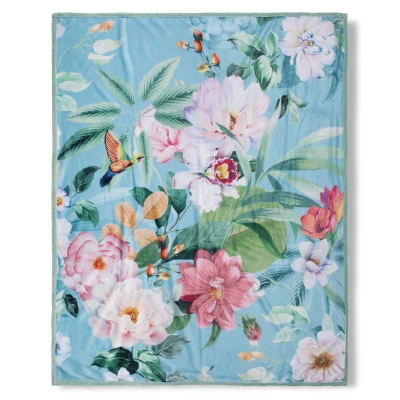 Afbeelding van Descanso Plaid Fungi met omslagzoom, knuffeldeken