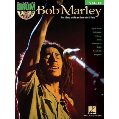 Afbeelding van Hal Leonard Drum Play Along Vol. 25 Bob Marley