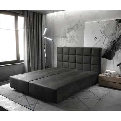 Afbeelding van Boxspring frame Dream Fine microvezel antraciet vintage 180x200