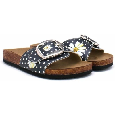 Afbeelding van GOBY Clogs met Bloemenprint Handgemaakt Premium Kwaliteit Maat 41