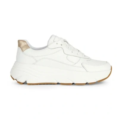 Afbeelding van GEOX D DIAMANTA B Sneakers WHITE/LT GOLD Maat 36