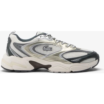 Afbeelding van Lacoste STORM 96 2K 224 2 SFA Dames Sneakers Gebroken wit/Donkergroen Maat 41