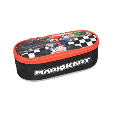 Afbeelding van Super Mario Etui Ovaal Mariokart 23 x 6 9,5 cm Polyester