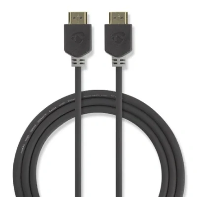 Afbeelding van Nedis High Speed HDMI Cbl Conn. 2m GY