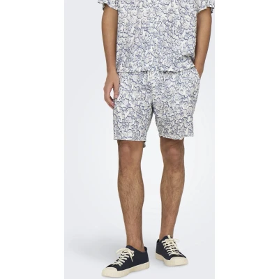 Afbeelding van ONLY &amp; SONS ONSTEL DASH LIFE REG AOP shorts Heren Bermuda