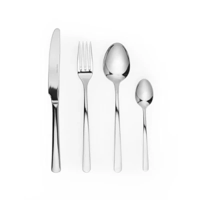 Afbeelding van Salter BW10866 16 Piece Kendal Cutlery Set, Service for 4 People, Classic Kitchen Tableware Set including Forks, Knives, Spoons and Teaspoons, Dishwasher Safe Dinnerware, 18/10 Stainless Steel,