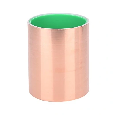Afbeelding van 3M gitaar koperfolie, zelfklevende folietape, dubbel geleidend plakband, 0,6/1,2/2,5/5/10/15,2 cm breedte voor EMI afscherming (afmetingen: 10 cm/3,93 inch)