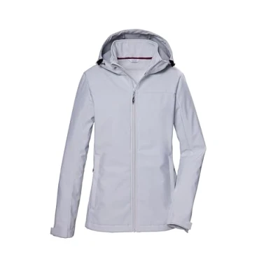 Afbeelding van killtec dames Softshell jas/buitenjas met capuchon KOS 102 WMN SFTSHLL JCKT, gebrochenes weiss, 38, 42804 000
