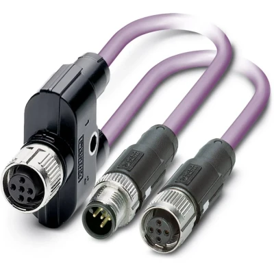Afbeelding van Phoenix Contact 1436013 Sensor/actuator dataconnector, geassembleerd M12 Aantal polen: 5 Adapter, Y vorm 30.00 cm 1 stuk(s)
