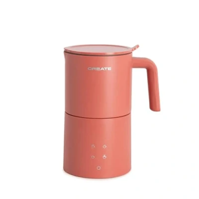 Afbeelding van CREATE Milk Froher Studio Pro Elektrische melkopschuimer, terracotta, vaatwasmachinebestendig, touchscreen, 4 programma&#039;s, veiligheidssituatie, 620 ml, koud en warm gebruik, 450 W