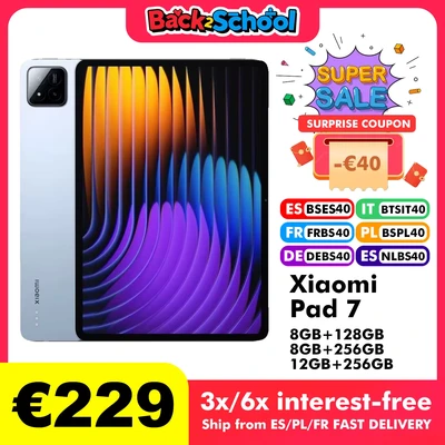 Afbeelding van Xiaomi Pad 7 Tablet Globale Versie 8Gb 128Gb Snapdragon Gen 3 11.2 &#039;3.2K 144Hz 45W Turbo Opladen