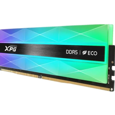 Afbeelding van Adata DDR5 16 GB 6000 30 XPG Lancer Neon RGB zilvergrijs (1 x 16GB, 6000 MHz, RAM, DIMM 288 pin), Veelkleurig