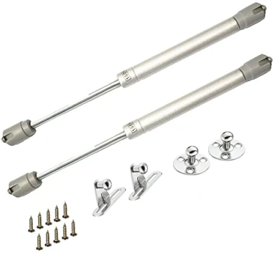 Afbeelding van ZFYQ Gas Lente 2 Stks Strut Lift Verblijf Ondersteuning voor Keuken Kast Deur Zachte Sluiten Scharnier 150N