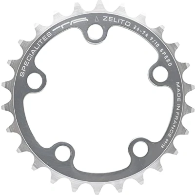 Afbeelding van TA Specialites Zelito Inner Triple 7 stuks 5 Arm 8/9/10 Speed Ketting, Zilver, 24T