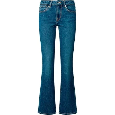 Afbeelding van Pepe Jeans Bootcut Lw voor dames, Blauw (Denim Ee3), 34W / 30L