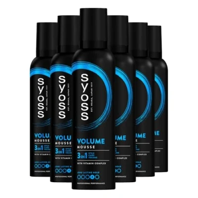 Afbeelding van Syoss Volume Haarmousse 6x250 ml Voordeelverpakking