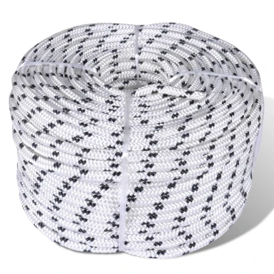 Afbeelding van Boottouw gevlochten 8 mm 250 m polyester wit