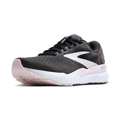 Afbeelding van Brooks Ghost 16 Sneakers voor dames, zwart/wit/orchid Ice, 41 EU, Zwart Wit Orchid EU