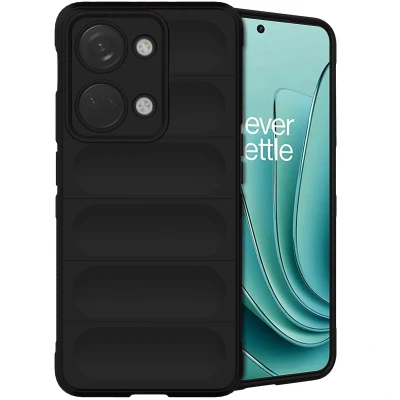 Afbeelding van OnePlus Nord 3 Hoesje Siliconen en TPU (zacht) iMoshion Backcover/Softcase Zwart Telefoonhoesje