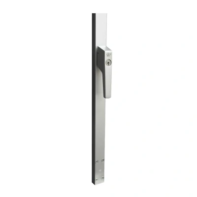 Afbeelding van P+E Veiligheidsespagnolet voor deuren afsluitbaar SKG2 220cm rechtsdraaiend aluminium F1