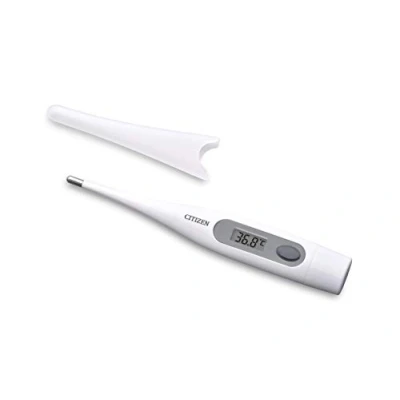 Afbeelding van Citizen CTA303 digitale thermometer, waterbestendig, antibacterieel omhulsel met koortsalarm, nauwkeurige en snelle metingen voor volwassenen kinderen, wit