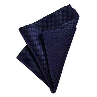 Afbeelding van DonDon heren pochet 21 x cm vormvast en verstelbaar voor feesten donkerblauw