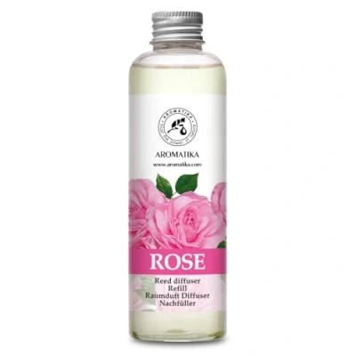 Afbeelding van Navulling geurstokjes Rozen 200ml Intensieve Verse Langdurige en Frisse Geur Verdampingsduur van 20 weken Aromatherapie Diffuser Luchtverfrisser huisparfum geurolie hergebruik geurverspreider Aromatika