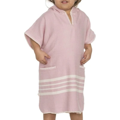 Afbeelding van Kinder Strandponcho Hamam Rose Pink van Lalay maat 2 3 jaar t/m 10 11