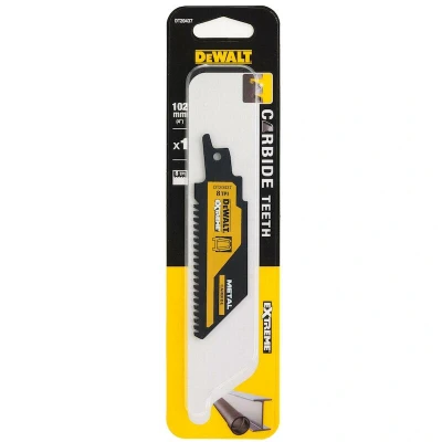 Afbeelding van DeWalt Accessoires Reciprozaagblad Carbide 102x3,1 mm metaal DT20437 QZ