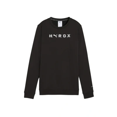 Afbeelding van Puma X Hyrox Heavyweight Rundhals Sweater, Dames, Maat: XS, Black