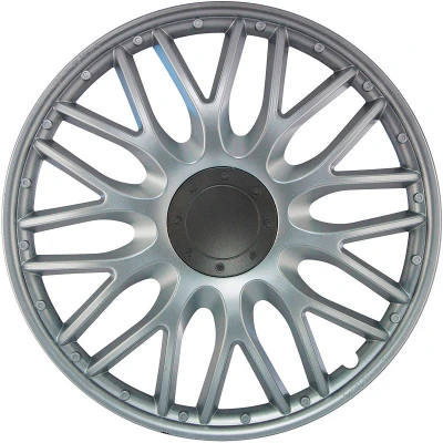 Afbeelding van J Tec 4 Delige Wieldoppenset Orden 14 inch zilver