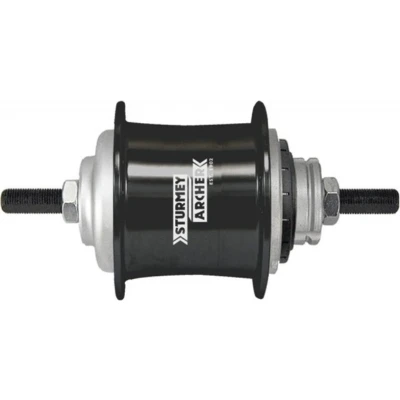 Afbeelding van SturmeyArcher Versnellingsnaaf 3 speed Sturmey Archer S RF3 vrijloop 36 gaats zwart