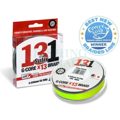 Afbeelding van Sufix 131 Braid Chartreux 0.205mm/17.5kg Gevlochten lijn (150m)