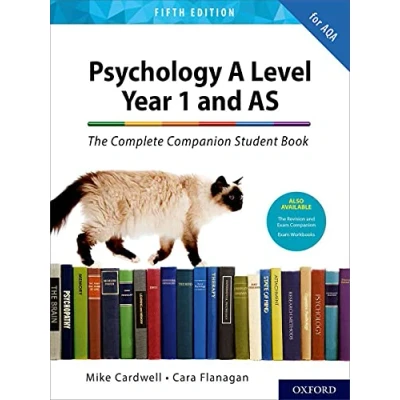 Afbeelding van The Complete Companions for AQA A Level Psychology 5th Edition: 16 18: Companions: Year 1 and AS Student Book Edition