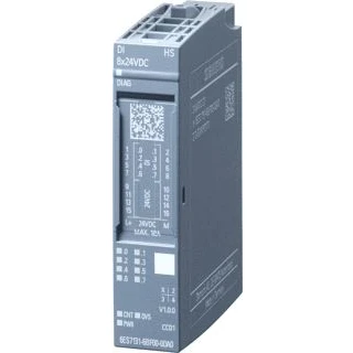 Afbeelding van Siemens simatic et200sp digitale ingangsmodule di 8x 24vdc highspeed 4x telingang voor basismodule a0 cc01 6es7131 6bf00 0da0