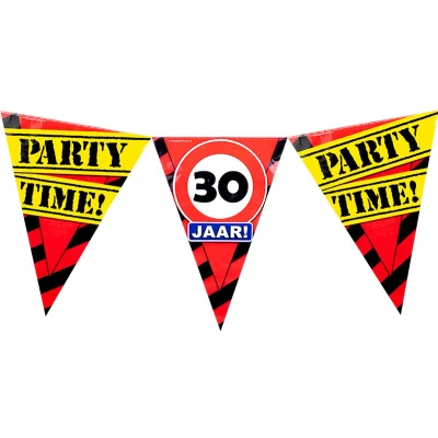 Afbeelding van Slinger 30 jaar Verkeersbord 10mtr
