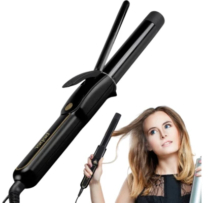Afbeelding van Beper P301PIS001 Curly Pro Krultang Zwart Haarstyler Krulijzer Haartools 35W