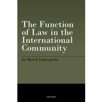 Afbeelding van the Function of Law in International Community