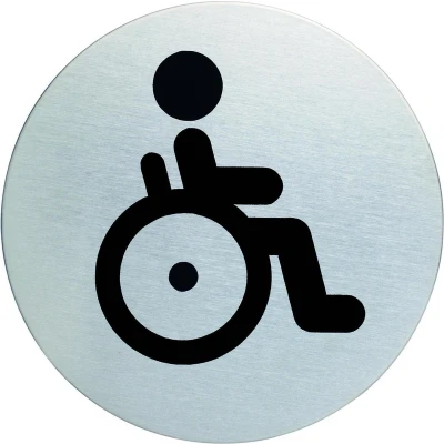 Afbeelding van Design pictogram rondØ 83 mm Invaliden Durable