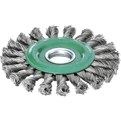 Afbeelding van Lessmann Ronde borstel gat d. 125 mm draaddikte 0,5 RVS 14 12.500 omw/min 1 stuk 473811