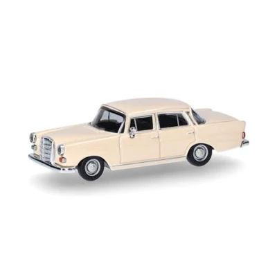 Afbeelding van Herpa automodel Mercedes Benz 200 Heckflosse, schaal 1:87, voor diorama, modelbouw, verzamelobject, Made in Germany, kunststof