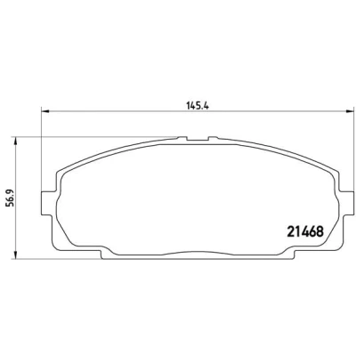 Afbeelding van Brembo Remblokset P 83 092