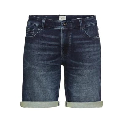 Afbeelding van camel active Jeansshort, Heren, Maat: 30, Dark indigo