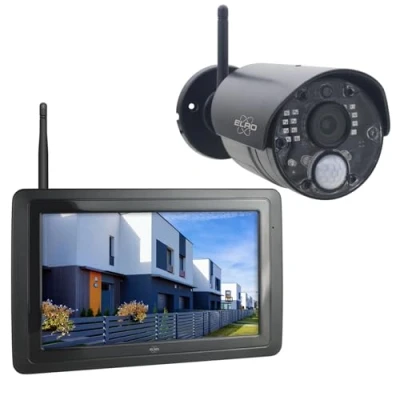 Afbeelding van ELRO CZ40RIPS Draadloze Full HD Beveiligingscamera Set 1080p Bewakingscamera met 7 scherm &amp; App