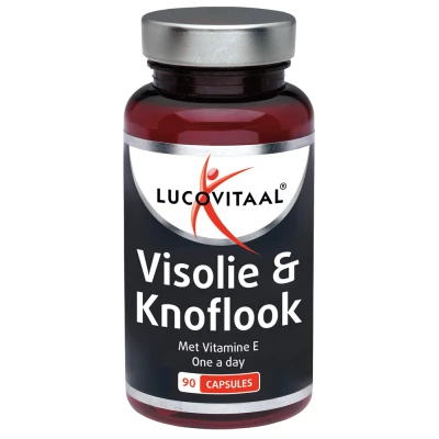 Afbeelding van Lucovitaal Visolie &amp; knoflook 90 capsules
