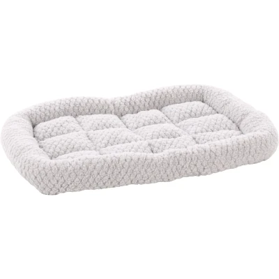 Afbeelding van Flamingo Jacquard kussen, rechthoekig, grijs, 55,5 x 38,5 7 cm, wasbaar, antislip bodem en geschikt voor metalen kooien