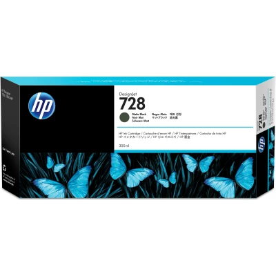 Afbeelding van HP 728 (F9J68A) Inktcartridge Mat zwart